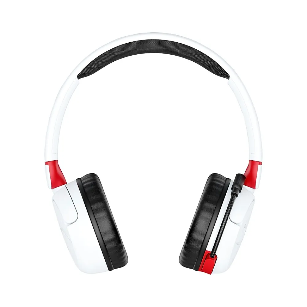 New HyperX Cloud Mini Wireless Active Noise Canceling Bluetooth Gaming On Ear Headset, Chromebook Certified, White (7G8F2AA)