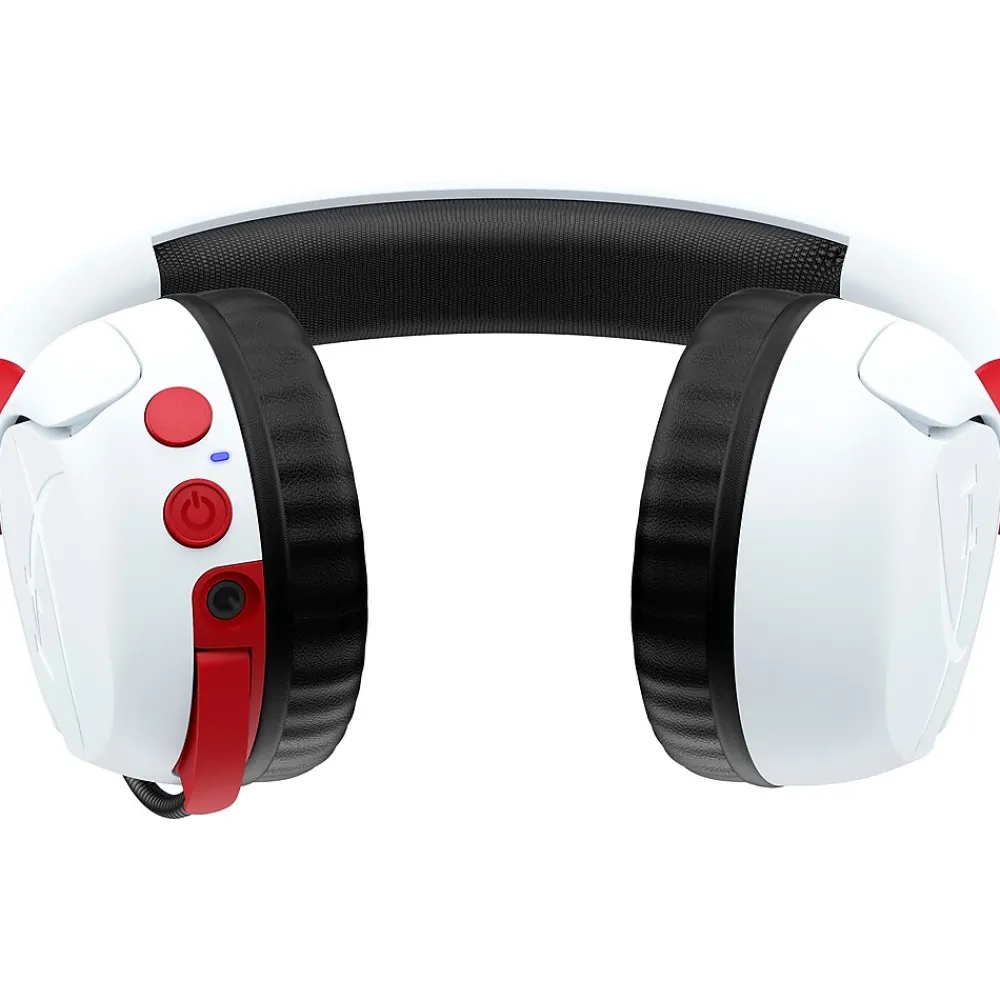 New HyperX Cloud Mini Wireless Active Noise Canceling Bluetooth Gaming On Ear Headset, Chromebook Certified, White (7G8F2AA)