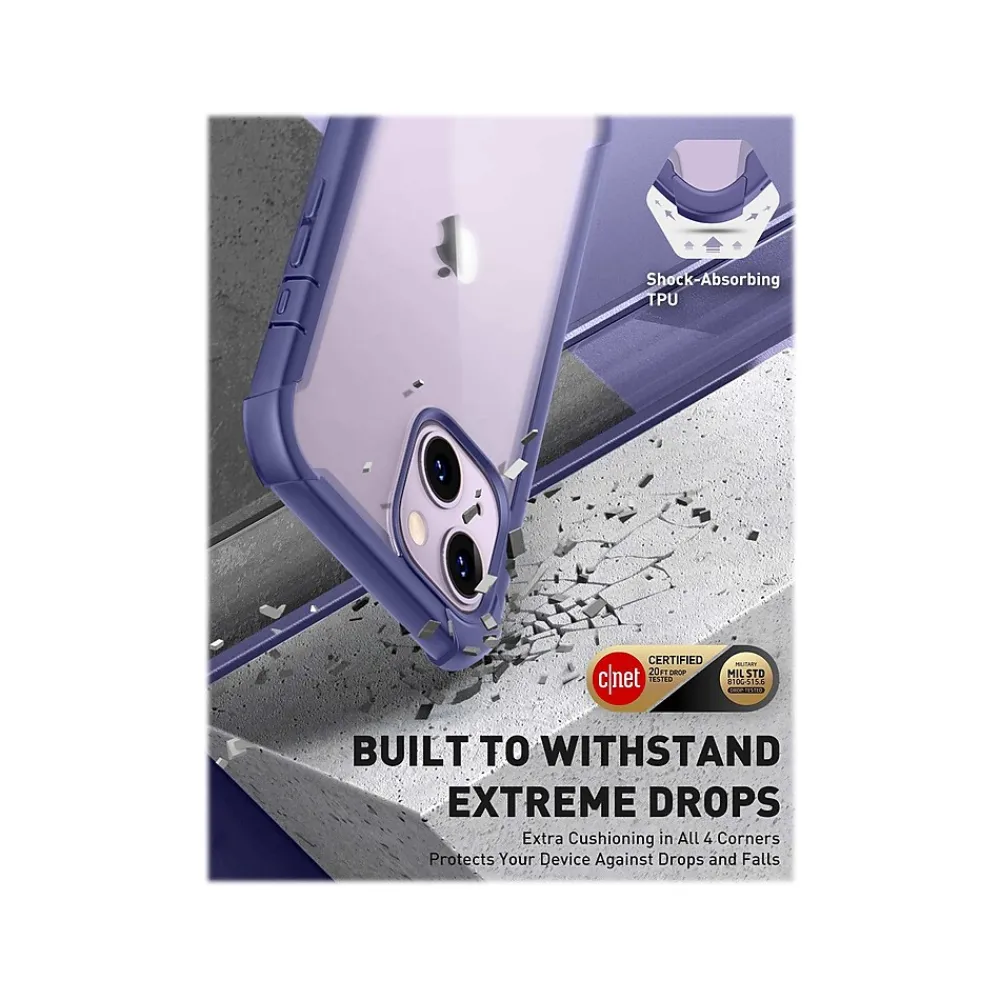 i-Blason Ares Deep Purple Case for iPhone 14 Plus (iPhone2022-6.7-Ares-SP-Mauve)