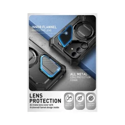 i-Blason ArmorBox MagSafe Rugged Case for Samsung Galaxy S24, Shock Absorbing, Black (GS24ABSPBK)