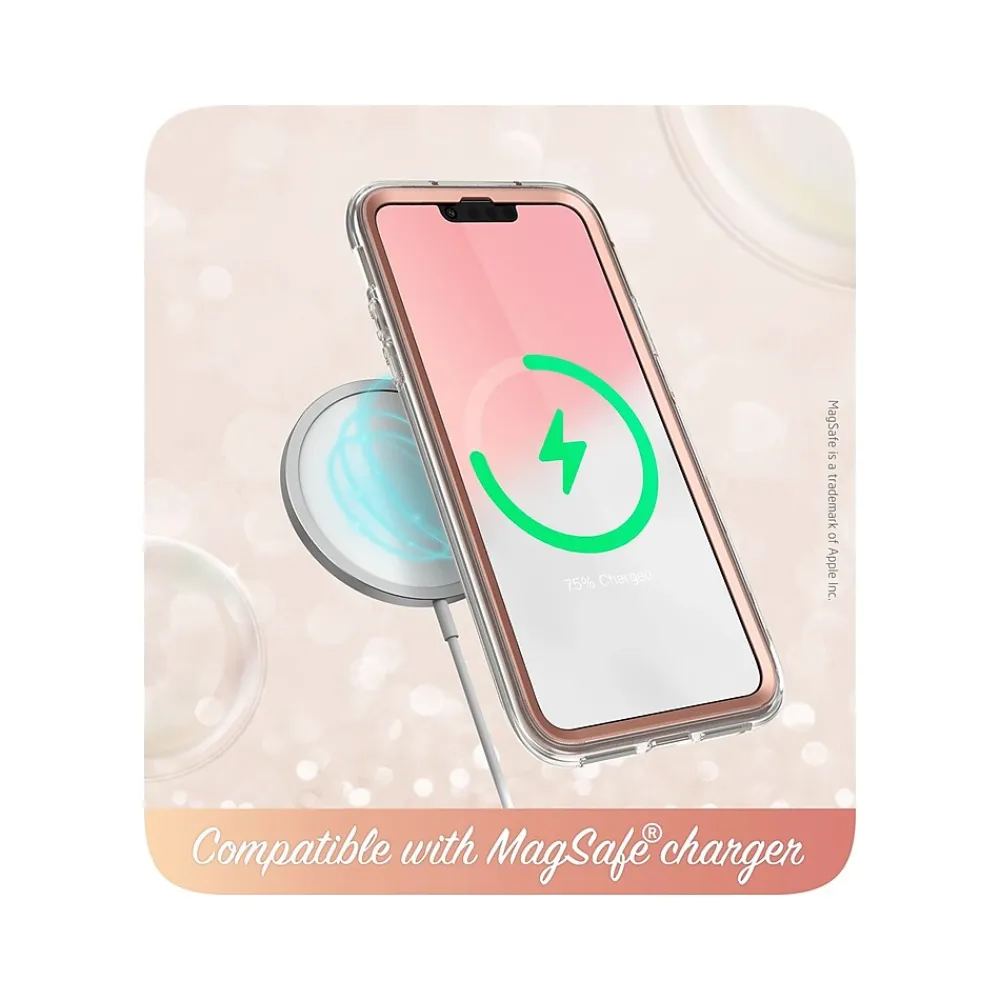 i-Blason Cosmo Marble Pink Snap Case for iPhone 13 Pro Max (iPhone2021-6.7-Cosmo-SP-Marble)