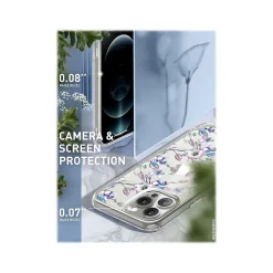 i-Blason Halo Bouquet Purple Snap Case for iPhone 13 Pro Max (iPhone2021-6.7-Halo-N)