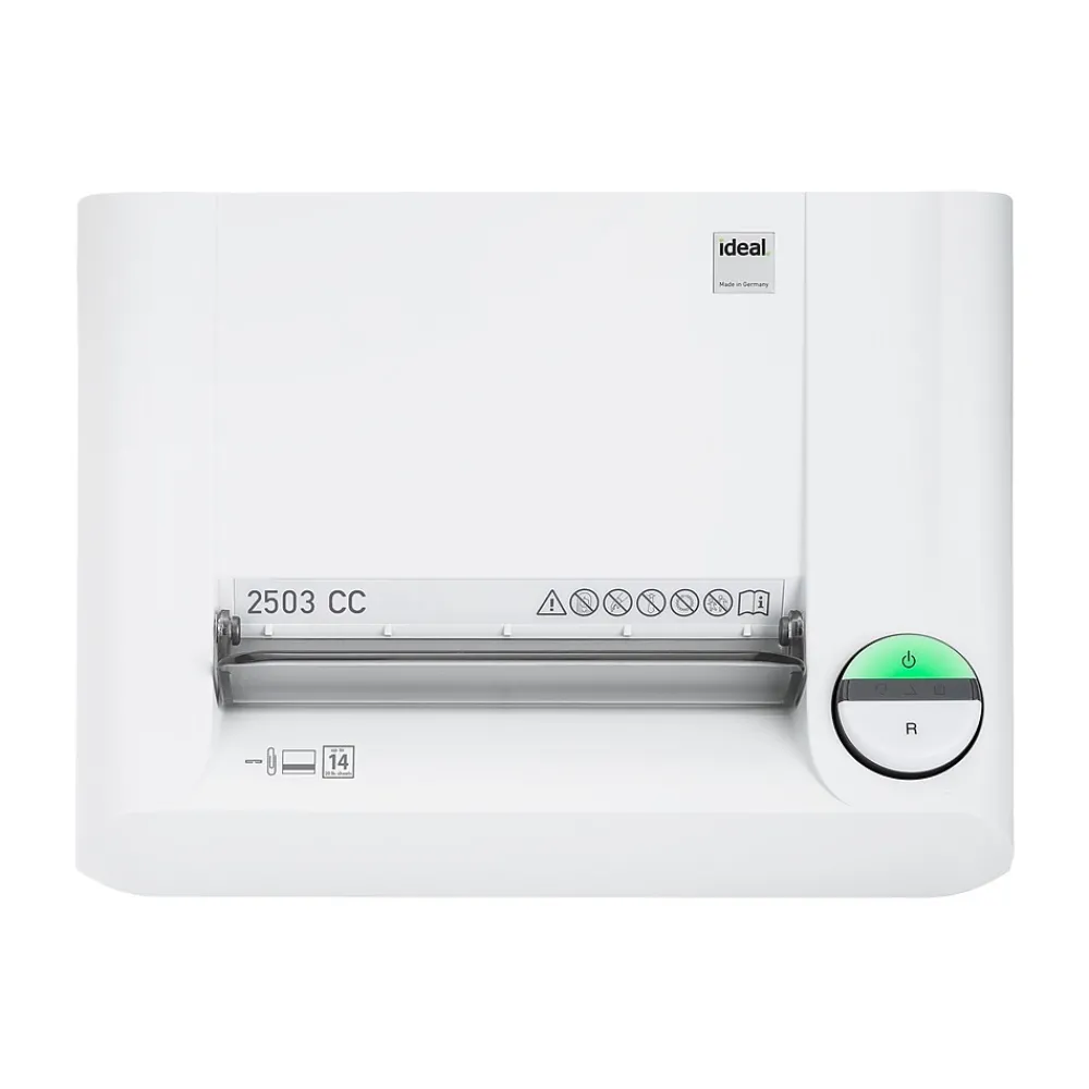 Clearance IDEAL 2503 P-4 Security 24 Sheet Cross Cut Multi-Media Commercial Shredder (IDEDSH0302H)