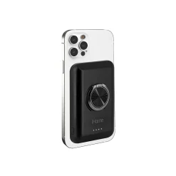 MagSafe Magnetic Power Bank for iPhone 12/13, 5000mAh, Black (2IHPP0852B4L2)<iHome New