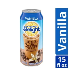 International Delight Iced Vanilla Coffee, 15 fl. oz., 12/Carton (745189/177175)