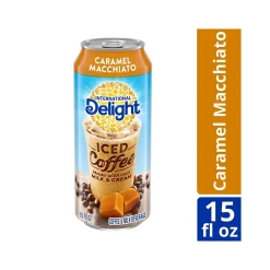 International Delight Iced Caramel Macchiato Coffee, 15 fl. oz., 12/Carton (157668)