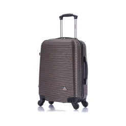 Royal 20" Hardside Carry-On Suitcase, 4-Wheeled Spinner, Brown (IUROY00S-BRO)<InUSA Clearance