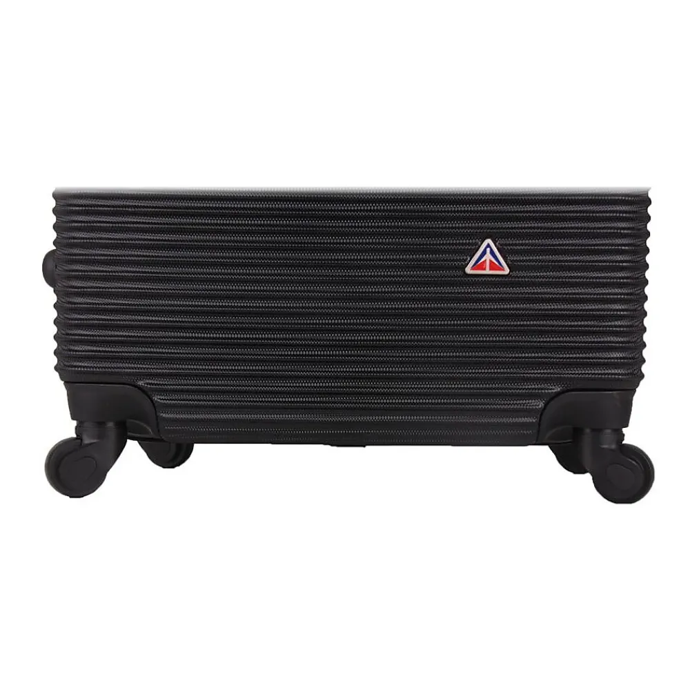 Royal 3-Piece Hardside Spinner Luggage Set, Black (IUROYSML-BLK)<InUSA Discount