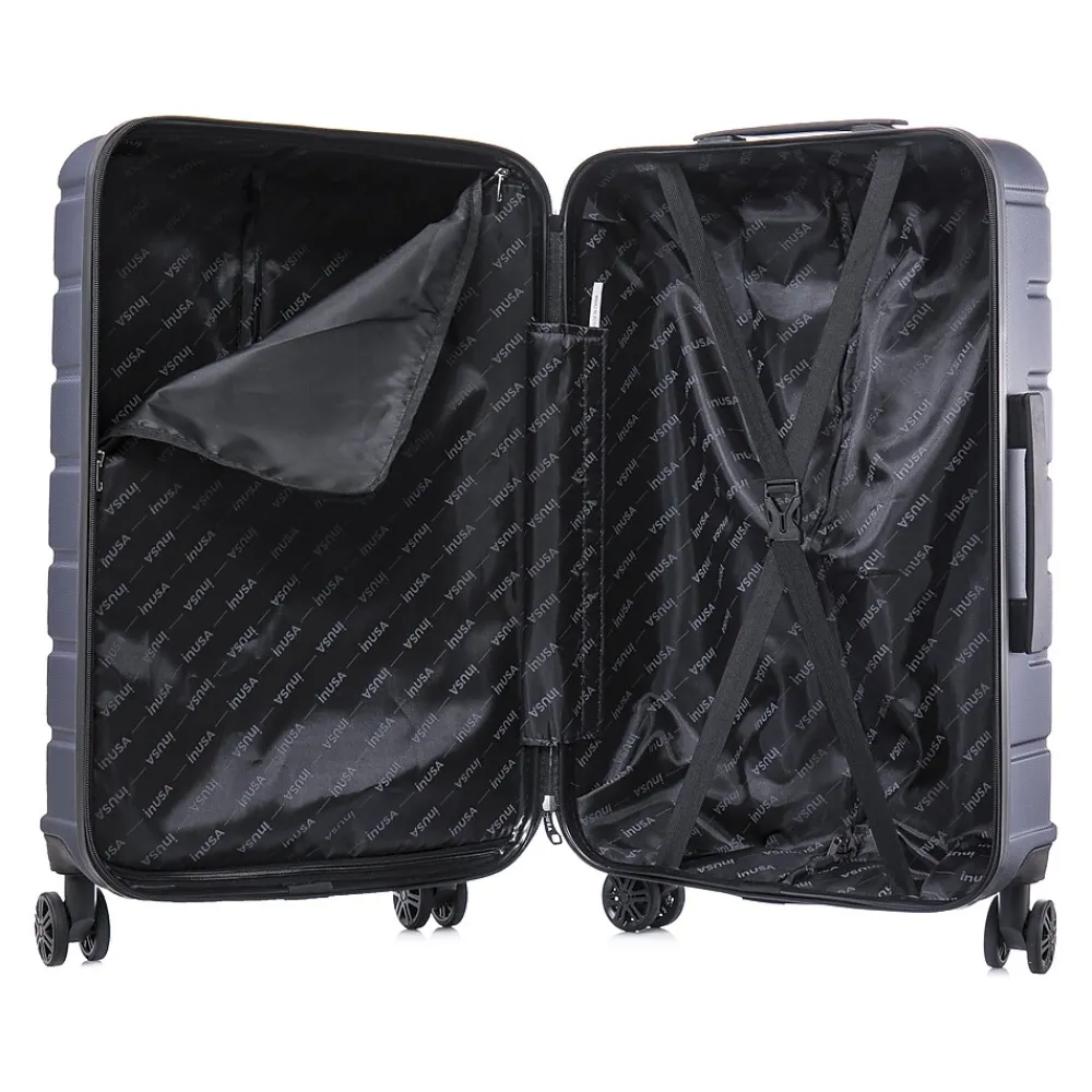Trend 20" Hardside Carry-On Suitcase, 4-Wheeled Spinner, Blue (IUTRE00S-BLU)<InUSA Discount