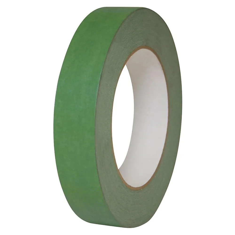 Clearance IPG 3/4" x 60 yds. Industrial Masking Tape, Light Green, 48 Roll