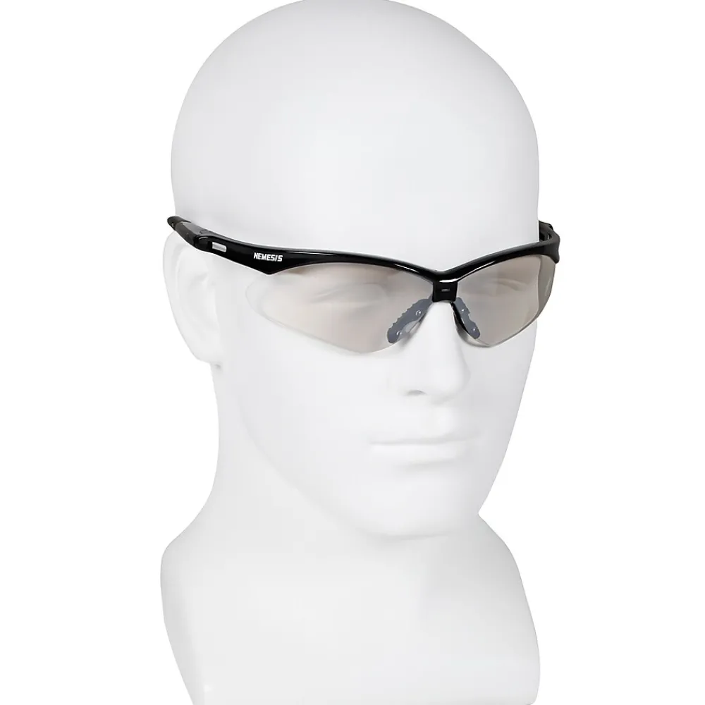 KleenGuard Jackson® Nemesis Safety Glasses, Polycarbonate, Indoor/Outdoor, Black