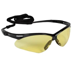 KleenGuard Jackson® Nemesis Safety Glasses, Polycarbonate, Amber, Black