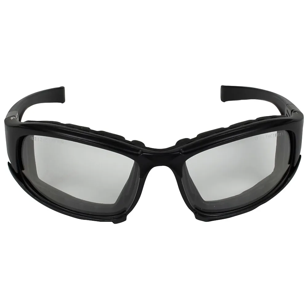 Kimberly-Clark Jackson Safety Calico Safety Eyewear V50, Clear Anti-Fog Lens with Interchangeable Temples and Head Strap, 1 Pair