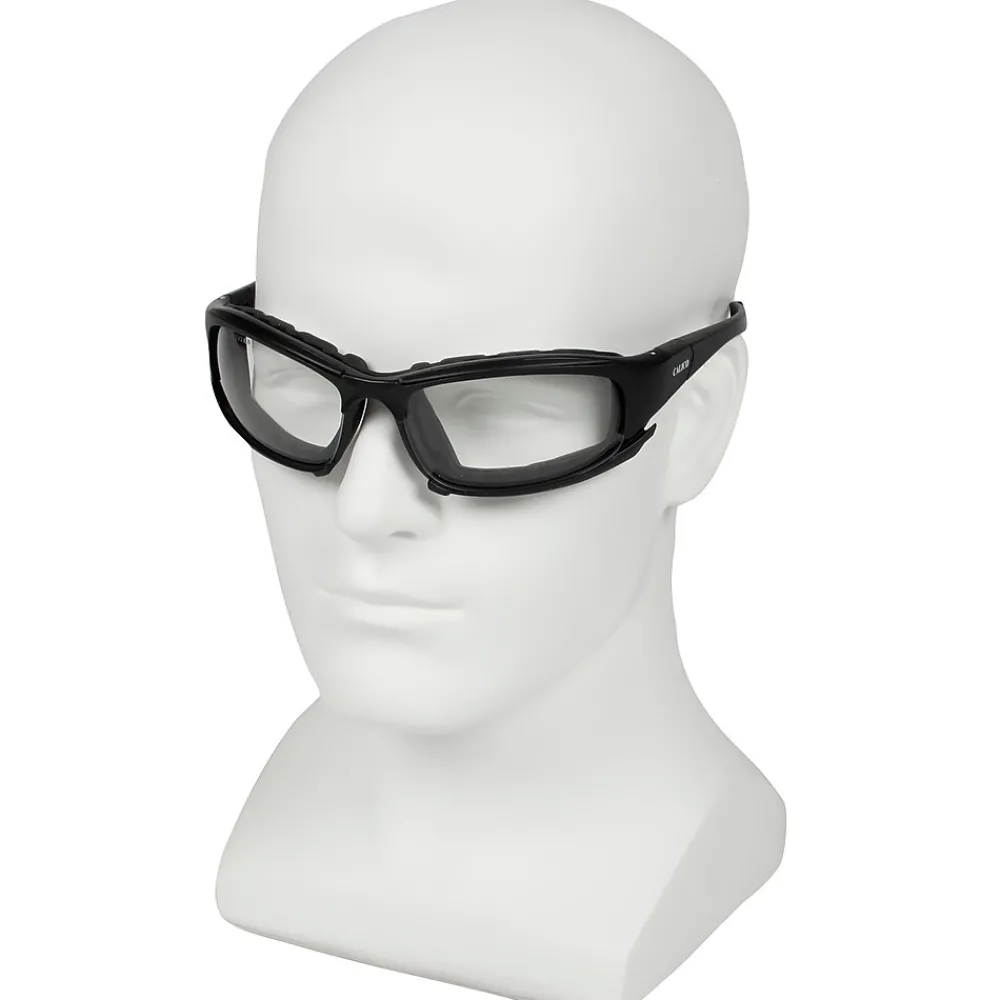 Kimberly-Clark Jackson Safety Calico Safety Eyewear V50, Clear Anti-Fog Lens with Interchangeable Temples and Head Strap, 1 Pair
