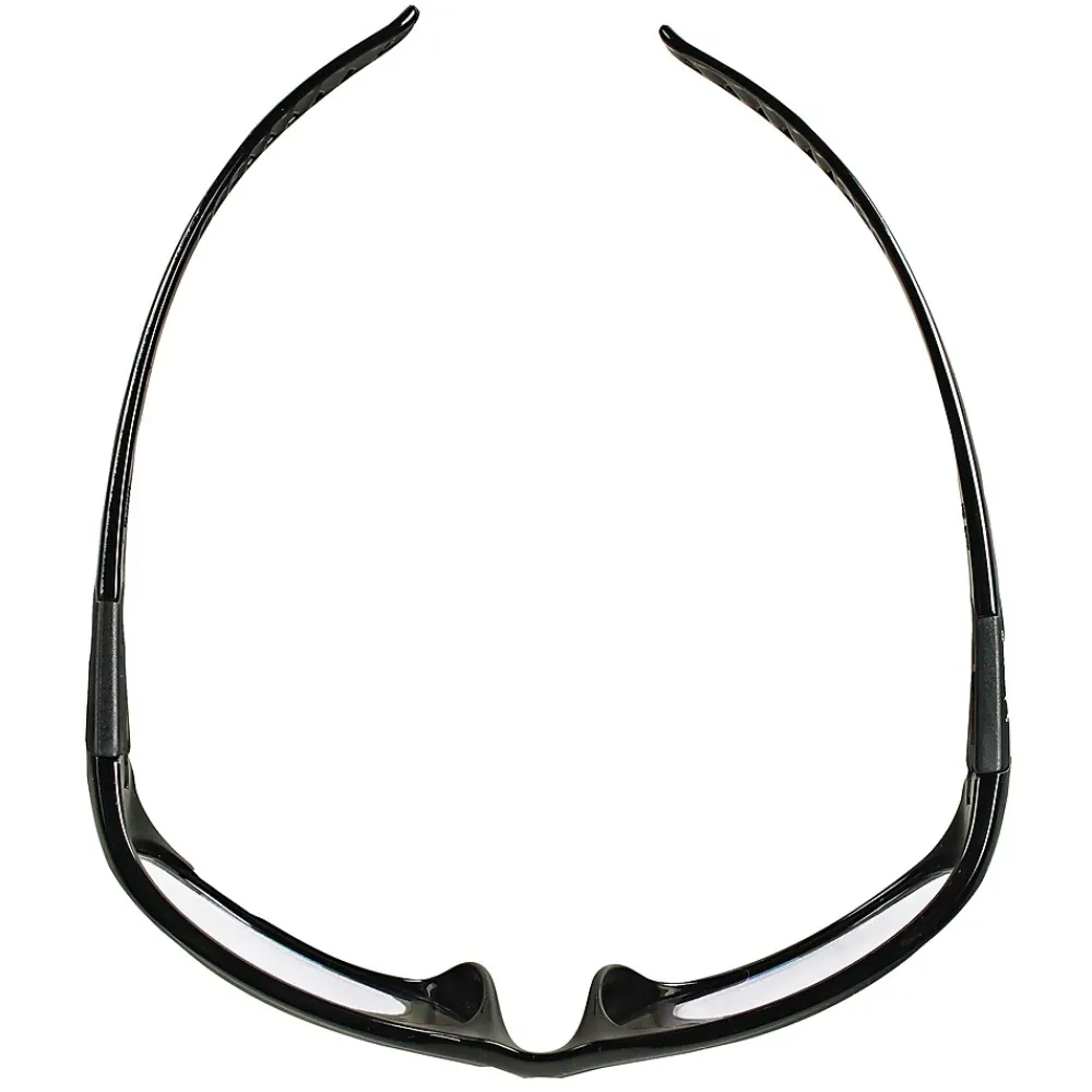 HellRaiser Jackson Safety® Eyewear, V40 ®, Clear Anti-Fog Lense, Black Frame