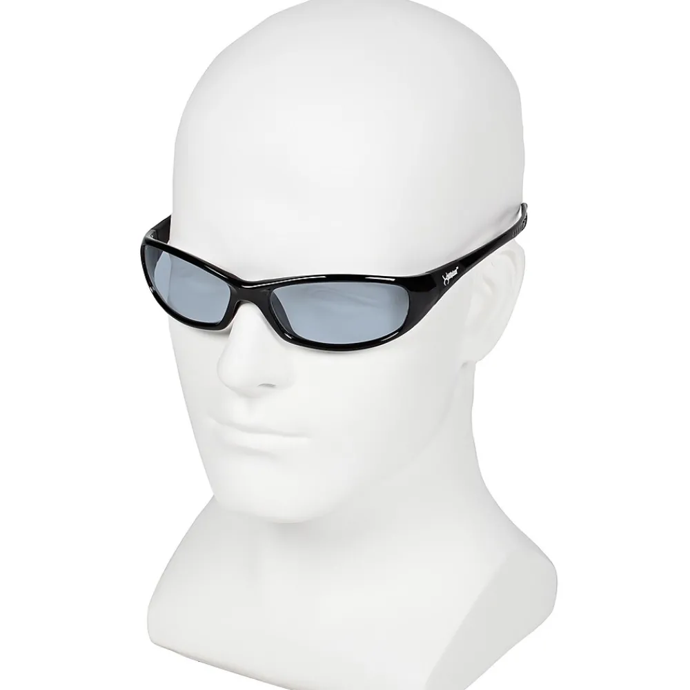 HellRaiser Jackson Safety® Glasses, V40 ®, Indoor/Outdoor Lens, Black Frame