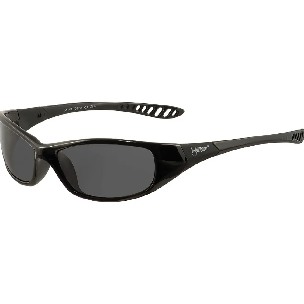 KleenGuard Jackson Safety HellRaiser® V40 Polycarbonate Safety Glasses, Smoke Lens (25714)