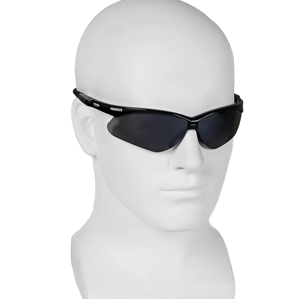 KleenGuard Jackson Safety Nemesis Polycarbonate Safety Glasses, Smoke Mirror Lens (25688)