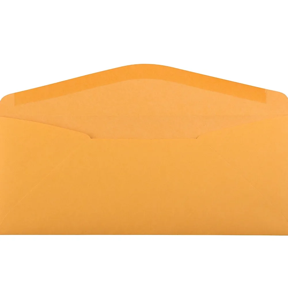 Outlet JAM Paper #11 Kraft Business Commercial Envelope, 4 1/2" x 10 3/8", Manila Brown Kraft, 50/Pack (1633180I)