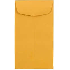 Sale JAM Paper #6 Kraft Coin Business Envelopes, 3.375 x 6, Brown Kraft Manila, 50/Pack (1623992i)