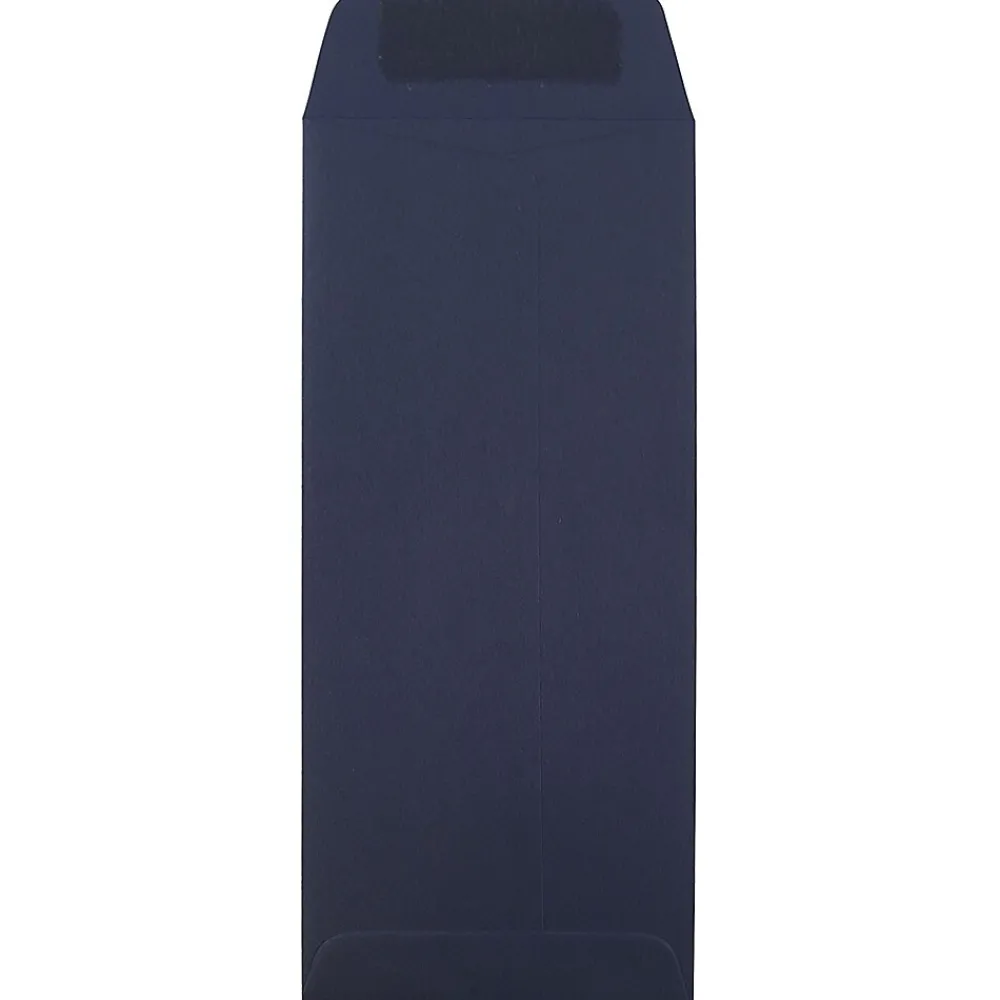 New JAM Paper #10 Policy Business Envelopes, 4 1/8" x 9 1/2", Navy Blue, 25/Pack (LEBA317)