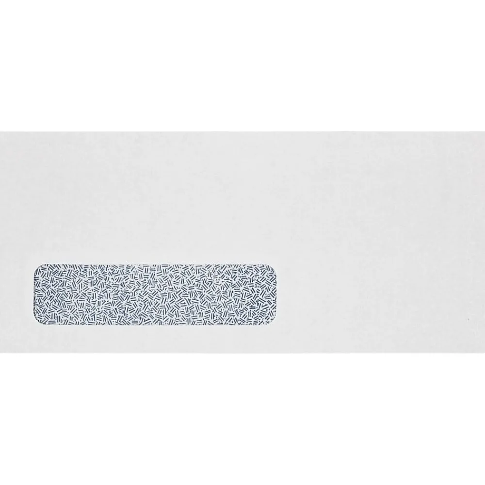 Best JAM Paper #10 Window Envelopes (4 1/8 x 9 1/2), 24lb., Bright White w/ Security Tint, Laser Safe, 50/pack