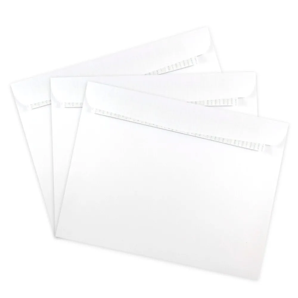 Outlet JAM Paper ® 10 x 13 Booklet Envelopes with Peel and Seal Closure, White, 50/Pack (356828787I)