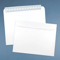 Online JAM Paper ® 10 x 13 Booklet Envelopes with Peel and Seal Closure, White, 100/Pack (356828787D)