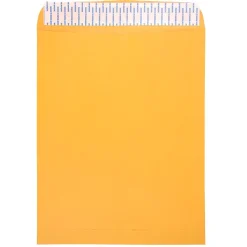 Best JAM Paper 11.5 x 14.5 Kraft Open End Catalog Envelopes with Peel and Seal Closure, Brown Kraft Manila, Bulk 500/Box (13034235c)