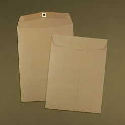 Best JAM Paper 9 x 12 Kraft Open End Catalog Envelopes with Clasp Closure, Brown Kraft Paper Bag, Bulk 1000/Carton (563120849C)