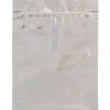 Outlet JAM Paper 4 x 6 Open End Catalog Foil Envelopes with Zip Closure, Clear, 25/Pack (30046A58A1)