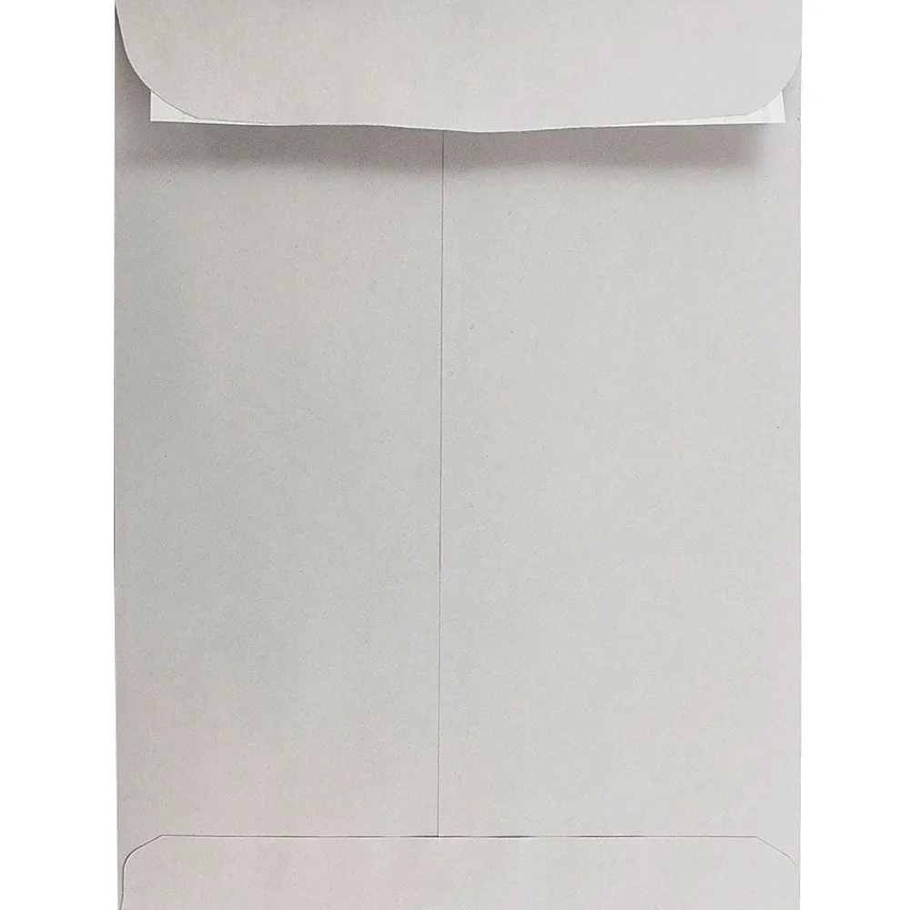 Discount JAM Paper 9 x 12 Open End Catalog Envelopes with Peel and Seal Closure, Light Grey, 50/Pack (12931115i)