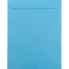 Outlet JAM Paper 10 x 13 Open End Catalog Colored Envelopes, Blue Recycled, 25/Pack (87725a)