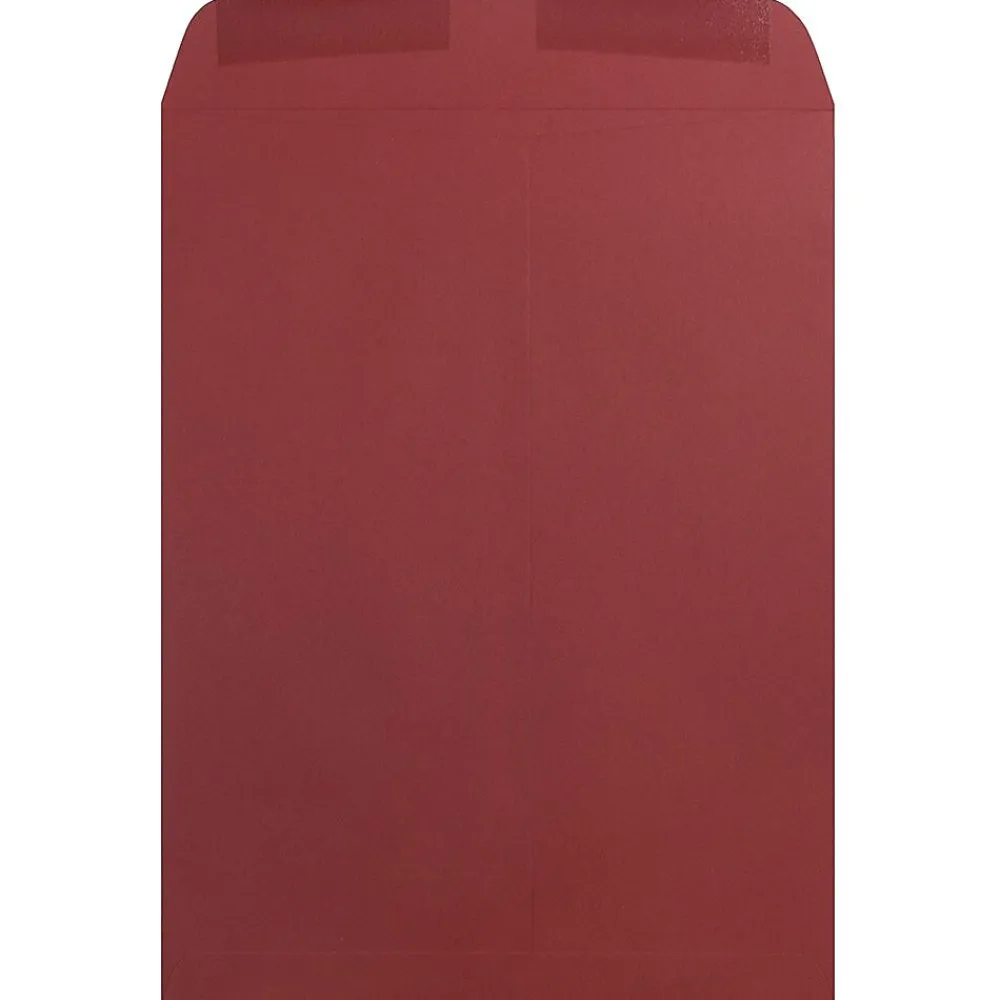 Clearance JAM Paper 10 x 13 Open End Catalog Envelopes, Dark Red, 50/Pack (31287541i)