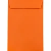 Best JAM Paper 6 x 9 Open End Catalog Colored Envelopes, Orange Recycled, 50/Pack (88129i)