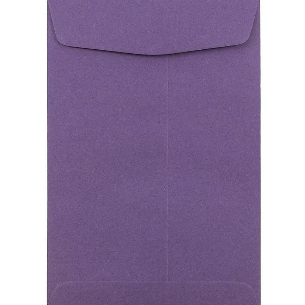 New JAM Paper ® 6 x 9 Open End Catalog Envelopes, Dark Purple, Bulk 250/Box (1287033F)