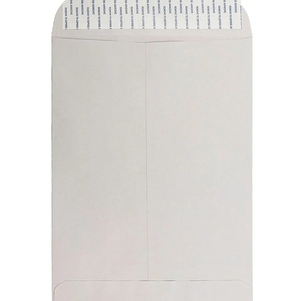 Outlet JAM Paper 9 x 12 Open End Catalog Envelopes with Peel and Seal Closure, Light Grey, 25/Pack (12931115a)