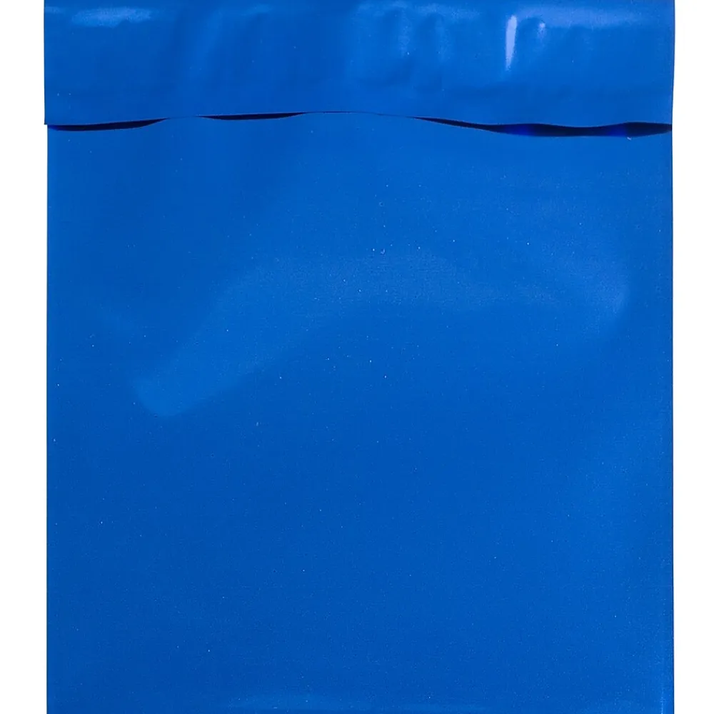 Hot JAM Paper 6.25 x 7.875 Open End Catalog Foil Envelopes with Self-Adhesive Closure, Blue, 25/Pack (1323271)