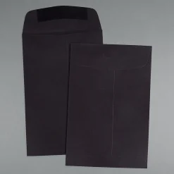 JAM Paper 6 x 9 Open End Catalog Envelopes, Black, 100/Pack (88095)