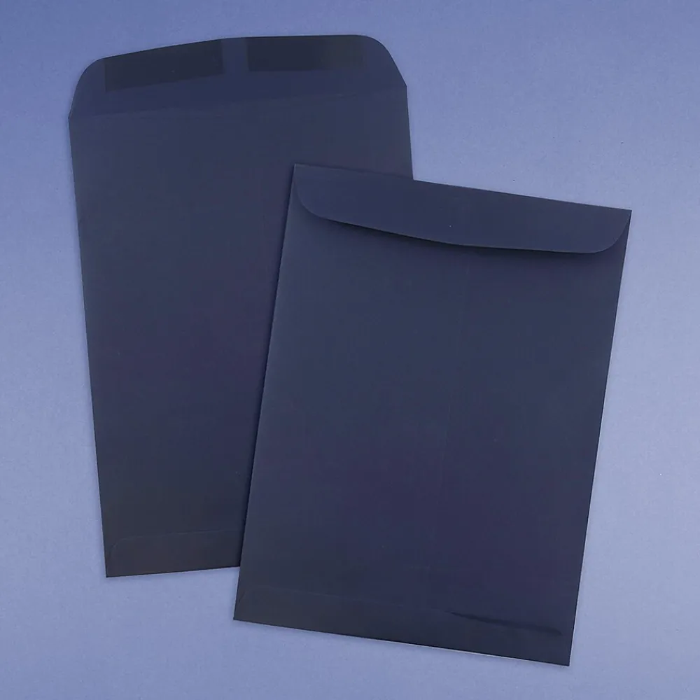 Hot JAM Paper 9 x 12 Open End Catalog Envelopes, Navy Blue, 25/Pack (51287431)