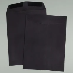 Outlet JAM Paper 9 x 12 Open End Catalog Envelopes, Black, 100/Pack (V01225)