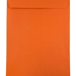 Sale JAM Paper 10 x 13 Open End Catalog Colored Envelopes, Orange Recycled, 100/Pack (87766)