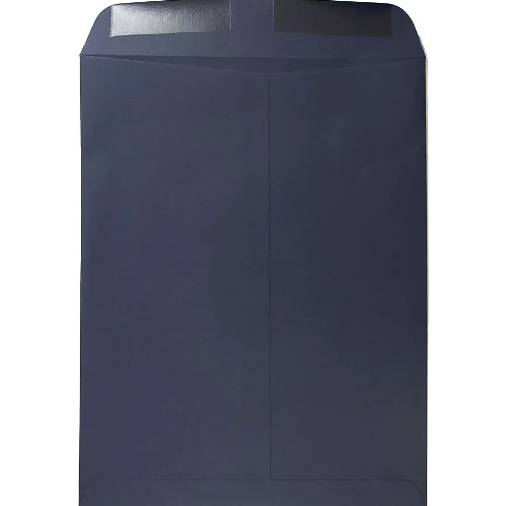 JAM Paper 10 x 13 Open End Catalog Envelopes, Navy Blue, 10/Pack (12828427f)