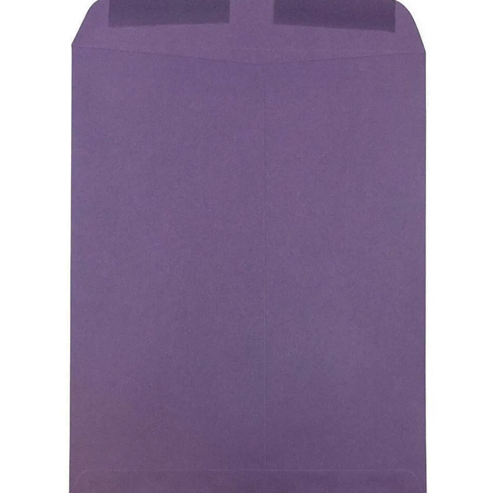 Outlet JAM Paper 10 x 13 Open End Catalog Envelopes, Dark Purple, 100/Pack (1287032f)