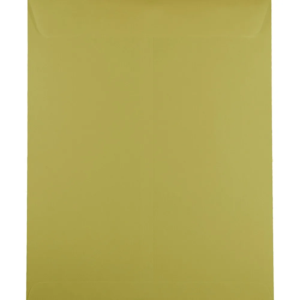 Sale JAM Paper 10 x 13 Open End Catalog Envelopes, Chartreuse Green, 25/Pack (212813512)