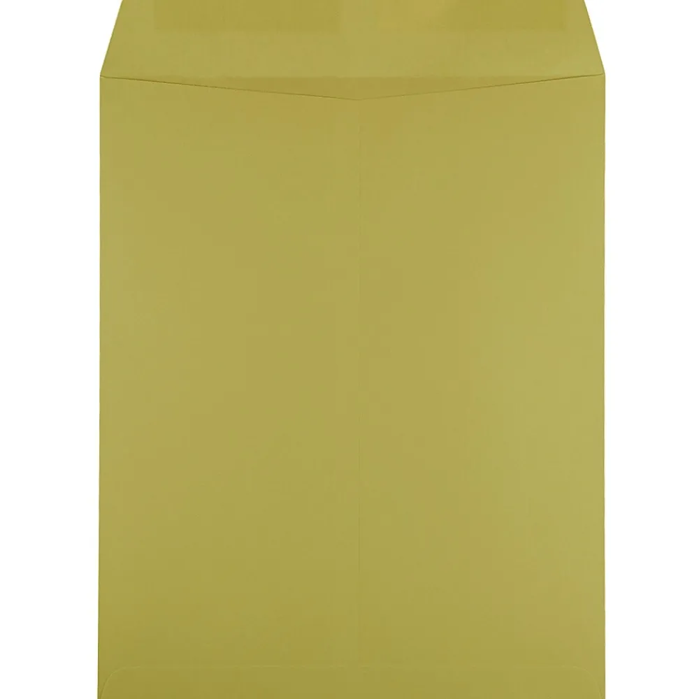 Sale JAM Paper 10 x 13 Open End Catalog Envelopes, Chartreuse Green, 25/Pack (212813512)