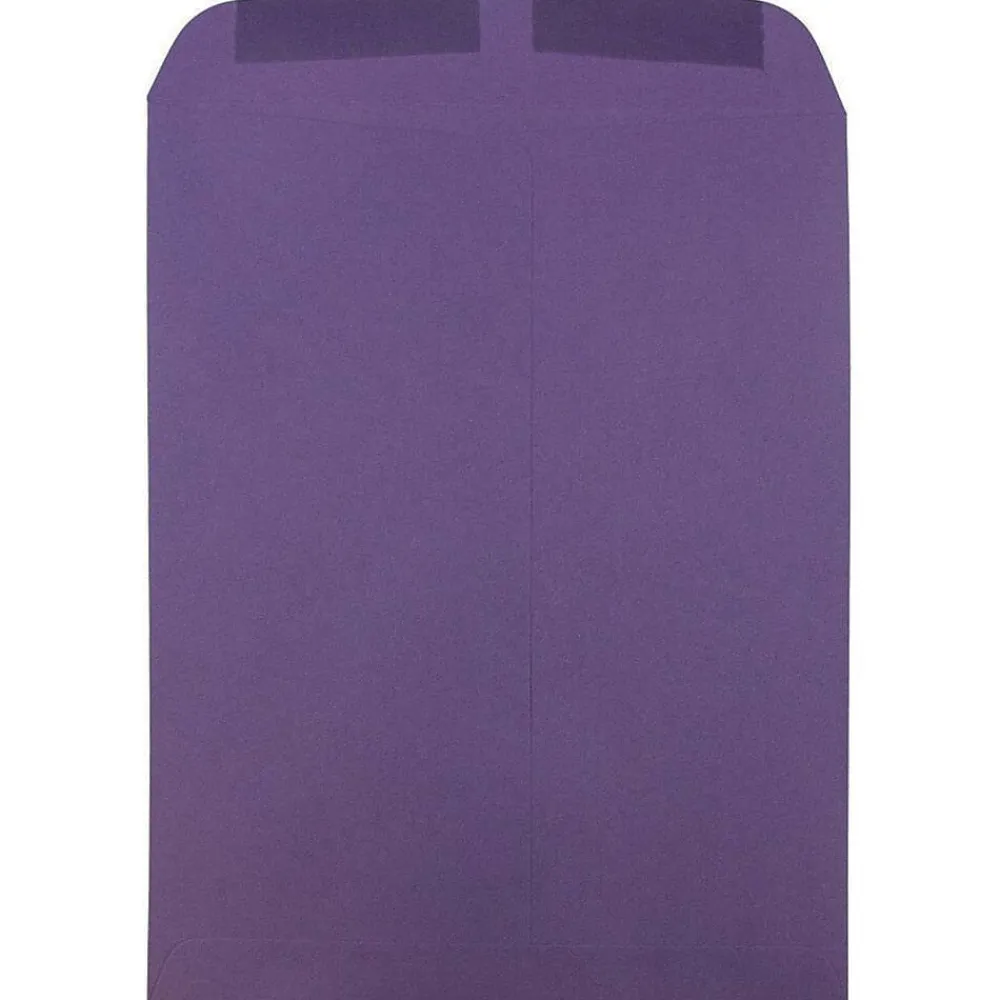 Discount JAM Paper 9" x 12"" Open End Catalog Envelopes, Dark Purple, 10/Pack (51287430D)