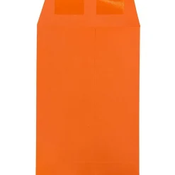 Clearance JAM Paper 6" x 9" Open End Catalog Colored Envelopes, Orange Recycled, 10/Pack (88129B)