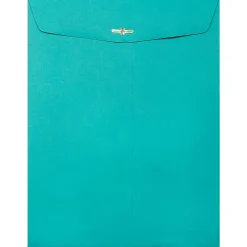 Online JAM Paper 9" x 12" Open End Catalog Colored Envelopes with Clasp Closure, Sea Blue Recycled, 10/Pack (900906997B)