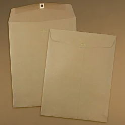 Outlet JAM Paper 10 x 13 Open End Kraft Catalog Envelopes with Clasp Closure, Brown Kraft Paper Bag, 50/Pack (563120854i)